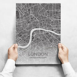 INSPIO Fali dekoráció - Map Of London