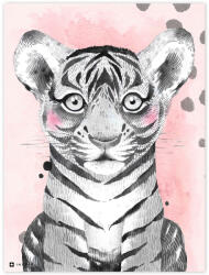 INSPIO Állatkás képek gyerekszobába - Színes tigris