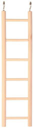 TRIXIE Wooden Ladder | Fa létra (6 fokos) díszmadarak részére - 28 cm (5813)