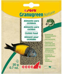 Sera | Nature | Granugreen | Granulátum táplálék | Díszhalak számára - 20 g (2003919)