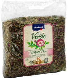 Vitakraft Vita Verde Heu + Wildrose | Alpesi réti széna rágcsálóknak | Vadrózsás - 500 g (130709)