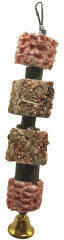 Trópus | Játék (csemegekockával és csengővel) díszmadarak részére - 17 cm (642001)