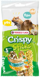 Versele-Laga Crispy Sticks | Kiegészítő eledel rágcsálóknak | Rizs-gyümölcs-popcorn - 160 g (462079)