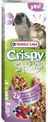 Versele-Laga Crispy Sticks Rabbits Chichilla | Dupla rúd | Erdei gyümölcsös - 110 g (462062)