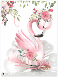 INSPIO Faliképek gyerekszobába - Flamingó