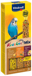 Vitakraft | Kracker-Mix - triplarúd (tojás, sárgabarack, méz) hullámos papagájok részére - 80g (212313)