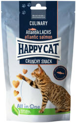 Happy Cat Culinary Crunchy Snack Atlantic Salmon | Lazac ízű jutalomfalat macskáknak - 70 gramm (146652)