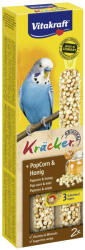 Vitakraft | Kracker Dupla Rúd (Popcorn, méz) - kiegészítő eleség Hullámos papagáj részére - 60g (21225)