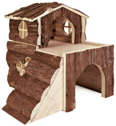 TRIXIE Bjork Ház | Fából készült odú csincsillák és tengerimalacok részére - 31x28x29 cm (6129)