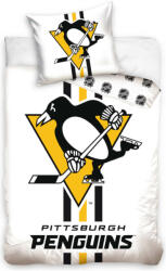 TipTrade Jégkorong ágyneműhuzat NHL Pittsburgh Penguins Fehér