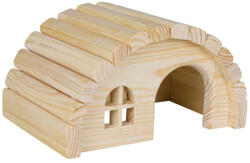 TRIXIE Wooden House | Manzárdtetős faház egerek és hörcsögök részére - 19x11x13 cm (61271)