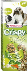 Versele-Laga Crispy Sticks Rabbits, Guinea Pigs | Dupla rúd | Zöldséges - 110 g (462058)