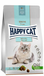Happy Cat Sensitive Haut & Fell | Bőr és szőr | Csirke ízű száraz macskatáp - 1300 gramm (14503)