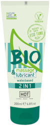 HOT Bio 2IN1 - Gel lubrifiant și de masaj pe bază de apă (200ml) (06111900000)