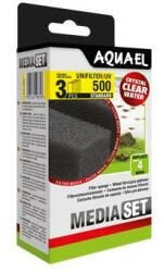 AQUAEL Media Set Unifilter/UV 500 Standard - cserélhető szivacsbetét - 3 db (113913)
