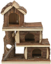 TRIXIE Tammo Ház | Fából készült odú hörcsögök és egerek részére - 25x30x12 cm (61708)