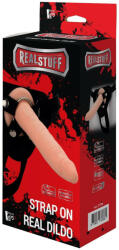 DreamToys RealStuff - strap-on dildou subțire - silicon natur (8719632678885)