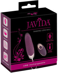 Javida Shaking Love - ou vibrator cu radio, purtabil, cu împingere (mov) (05520620000)