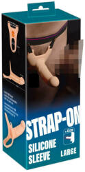 You2Toys - Strap-on - dildo golit cu atașare (mare) - natural (05339120000)