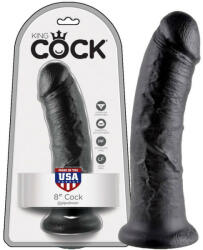 King Cock 8 dildo (20 cm, negru) (05326730000) Dildo