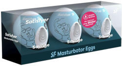 Satisfyer Set de masturbare Satisfyer Egg Savage - set de ouă pentru masturbare (3buc) (4049369043484)
