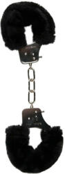 EasyToys - cătușe plușate - negru (8718627528044)