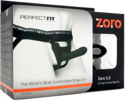 Perfect Fit Brand ZORO 5.5 - dildo atașabil (14cm) - negru (92897900005)