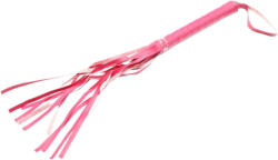  Biciușcă BDSM din piele artificială, tip domină, cravaşă (roz, 42 cm) (5900291335278)