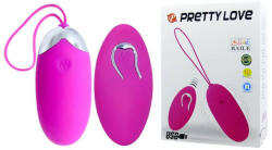 Pretty Love Berger - ou vibrator purtabil, cu acumulator și telecomandă radio (roz) (6959532317503)