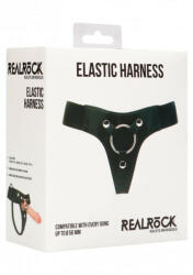 RealRock - chiloți elastici - pentru strap-on - negru (8714273791023)