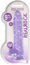 RealRock - dildo realist transparent - mov 22cm (8714273543233) Dildo