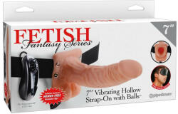 Pipedream - Fetish Strap-on 7 - vibrator cu ham (culoare naturală) (05912700000)