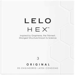 LELO Hex Original - prezervativ de lux (3 bucăţi) (7350075022470)
