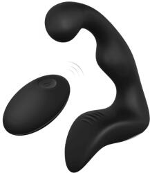 DreamToys Cheeky Love Booty - vibrator prostatic cu acumulator și telecomandă (negru) (8719632671657) Vibrator