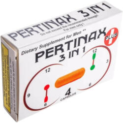 Pertinax 3in1 Plus - Supliment alimentar sub formă de capsule pentru bărbați (4 buc) (2017032913428)