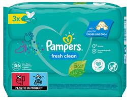 Pampers Fresh Clean Nedves Törlőkendő, 3 csomag = 156 db
