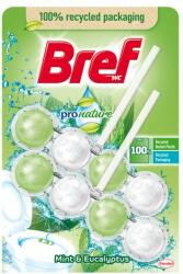 Bref ProNature Mint & Eucalyptus WC frissítő 2 x 50 g