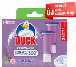 DUCK Fresh Discs Levendula WC-öblítő korong utántöltő 2 x 36 ml (72 ml) - bevasarlas