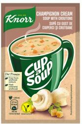 Knorr Cup a Soup instant gombakrémleves zsemlekockával 15 g - bevasarlas