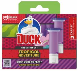 DUCK Fresh Discs Tropical Advent WC-öblítő korong utántöltő 2 x 36 ml (72 ml)