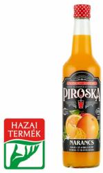 PIROSKA narancs ízű gyümölcsszörp cukorral és édesítőszerekkel 0, 7 l - bevasarlas