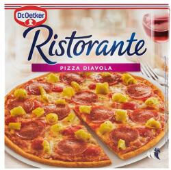 Dr. Oetker Ristorante Pizza Diavola gyorsfagyasztott pizza csípős szalámival, chili paprikával 350 g