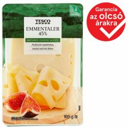 Tesco Emmentaler zsíros, félkemény szeletelt sajt 100 g