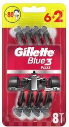 Gillette Blue3 Nitro Eldobható Férfi Borotva, 6+2 Darab