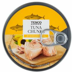 TESCO tonhal darabok napraforgóolajban és sós lében 185 g