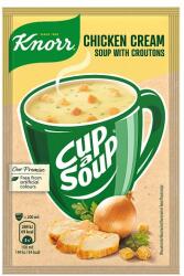 Knorr Cup a Soup instant csirkekrémleves zsemlekockával 16 g - bevasarlas