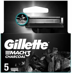 Gillette Mach3 Charcoal Borotvabetétek Férfiaknak, , 5 db Borotvabetét - bevasarlas