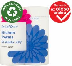 Tesco Springforce konyhai papírtörlő 2 rétegű 2 tekercs