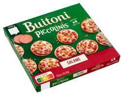 Buitoni Piccolinis gyorsfagyasztott mini pizza sajttal, paradicsommal és szalámival 9 x 30 g (270 g)