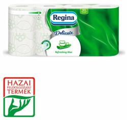 Regina Delicate Refreshing Aloe toalettpapír 3 rétegű 8 tekercs